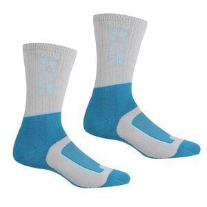 Regatta Womens/Ladies Samaris 2 Season Boot Socks / Light Steel/Niagra Blue